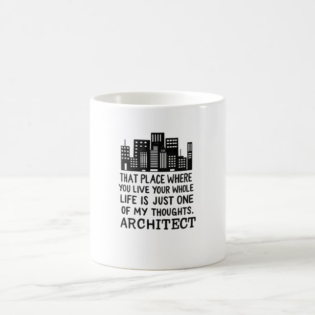 Architect Definition Coffee Mug (Center)