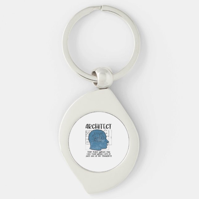 Architect Definition  Keychain (Front)
