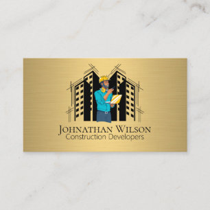 Architect Engineer   Commercial Property Business Card