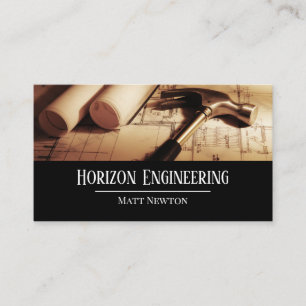 Architect Engineering ContractorConstruction Business Card