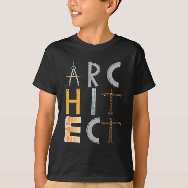 Architect Gifts Architecture Students T-Shirt (Front)