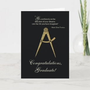 Architect Graduation from College Congratulations Card