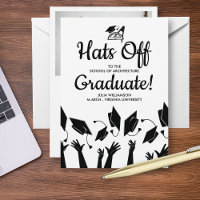Architect Graduation Hats Off Grad Photo Party