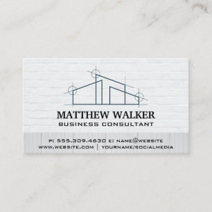 Architect   Home Repair Services Business Card