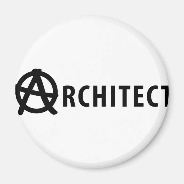 architect icon magnet (Front)