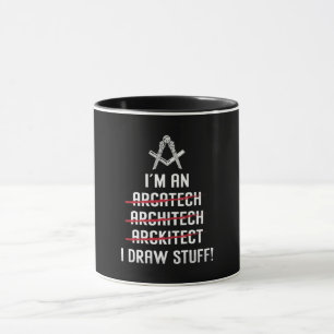 Architect I'm An I Draw Stuff Job Architecture Mug