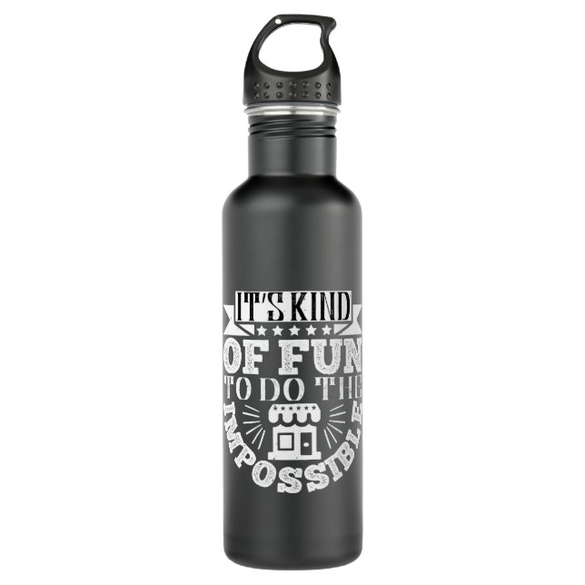 Architect -It's A Kind Of Fun To Do The Impossible 710 Ml Water Bottle (Front)