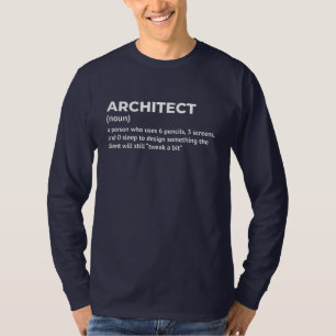 Architect Job Definition Funny Long Sleeve Top