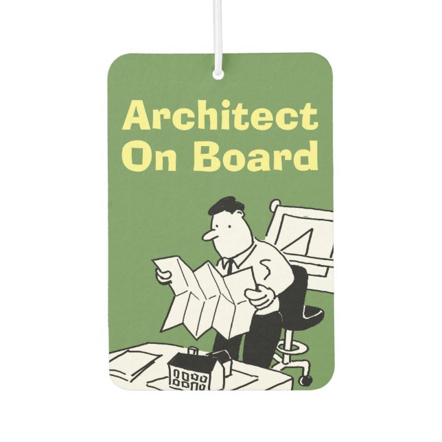 Architect On Board Air Freshener (Front)