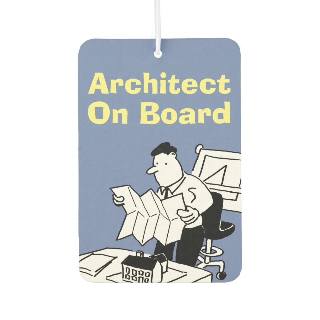 Architect On Board Air Freshener (Front)