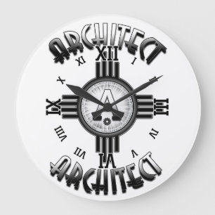 Architect Retro - Architects Merch Large Clock