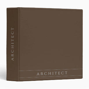 ARCHITECT Sepia Binder 