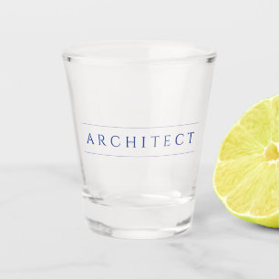 ARCHITECT Shot Glass / Navy Blue