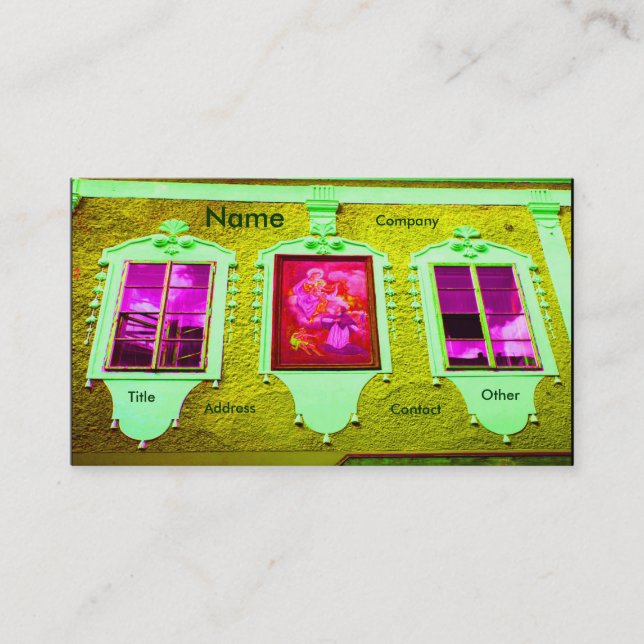 Architect Windows IV Business Card (Front)