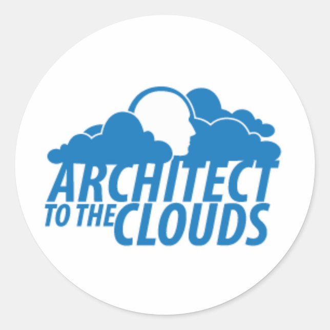 Architecte des nuages - Sticker (Devant)