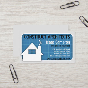 Architecte professionnel de Blueprint Cartes de vi