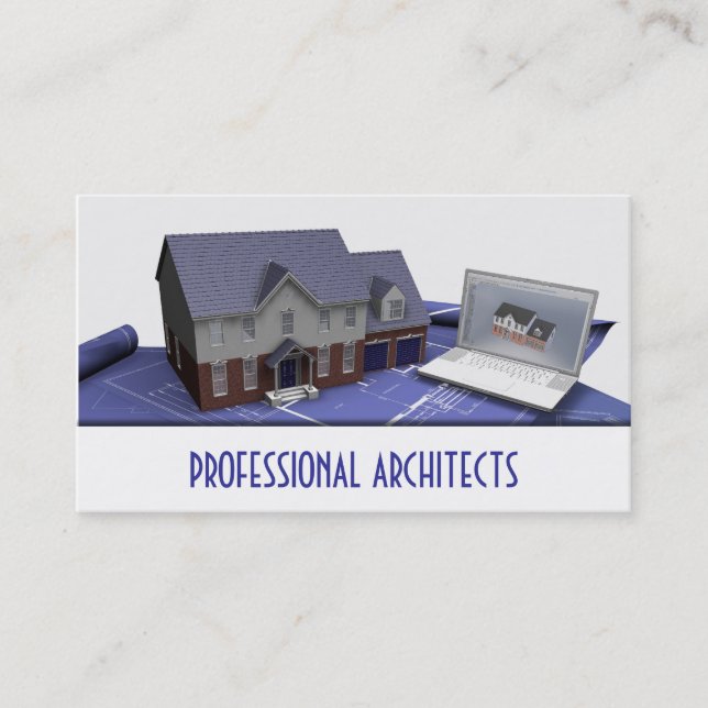 Architectes / Carte de visite de construction (Devant)