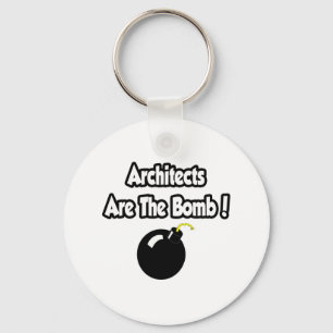 Architects Are The Bomb! Keychain