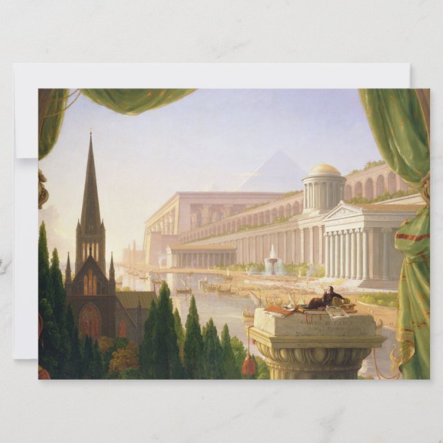 Architect's Dream (by Thomas Cole) Card (Front)