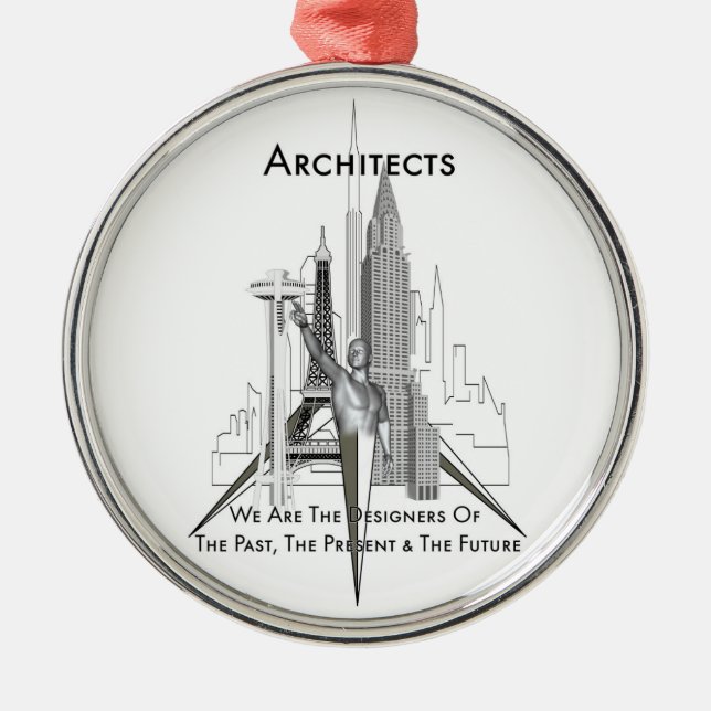 Architects Metal Ornament (Front)