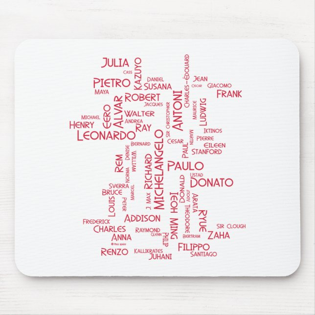 Architects Mouse Pad (Front)