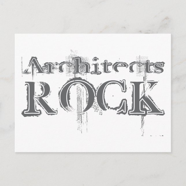 Architects Rock Postcard (Front)