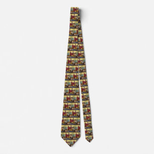 Architects Working in an Office, Vintage Business Tie