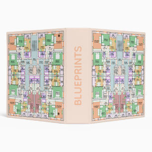 Architectural Blueprints Binder