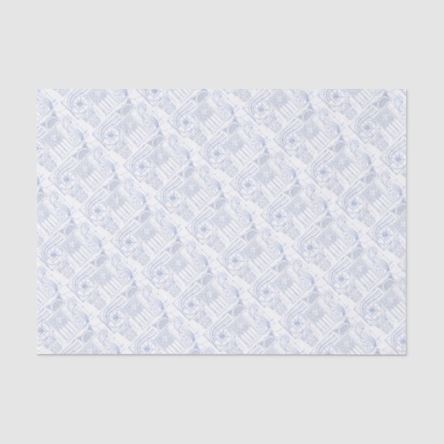 Architectural Blueprints Tissue Paper (Front)