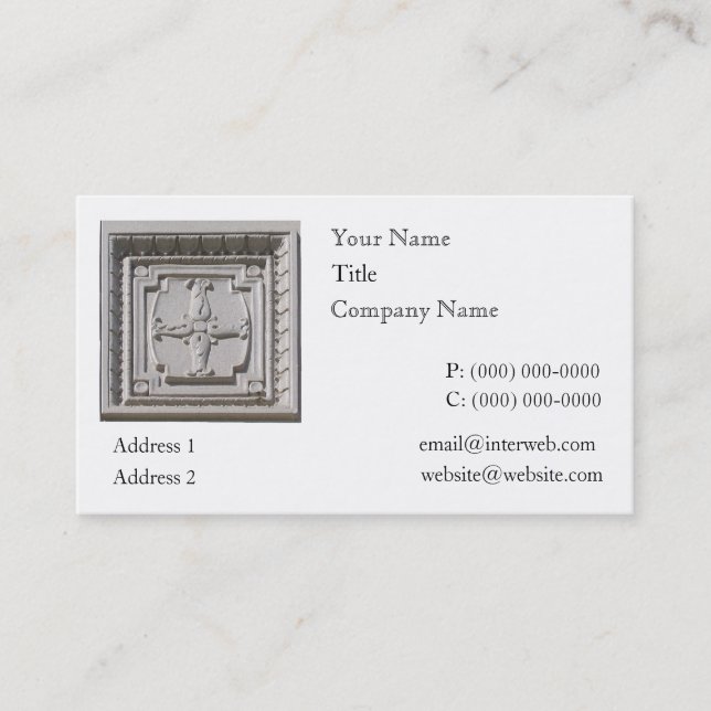 Architectural Building Element Business Cards (Front)