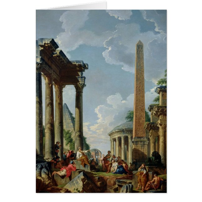 Architectural Capriccio with a Preacher (Front)