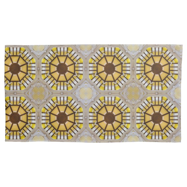 Architectural ceiling details large pattern pillowcase (Front)