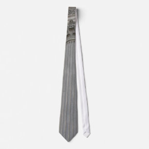 Architectural column with detail at the top tie