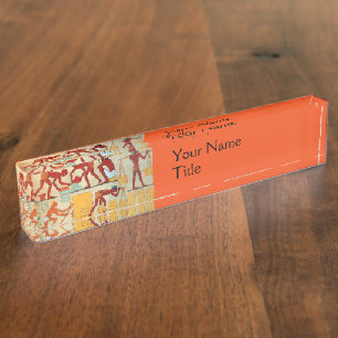 ARCHITECTURAL CONSTRUCTION red yellow orange Nameplate
