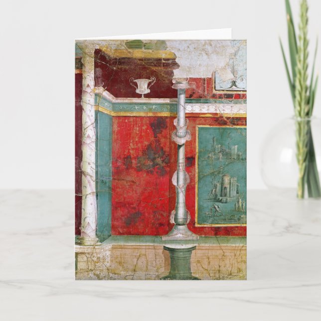 Architectural detail with a landscape card (Front)