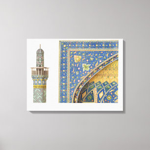 Architectural Details from the Mesdjid-i-Shah, Isf Canvas Print