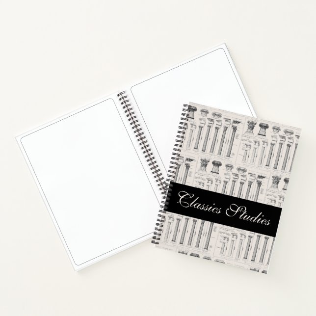 Architectural Drawing Classics Studies Custom Notebook (Inside)