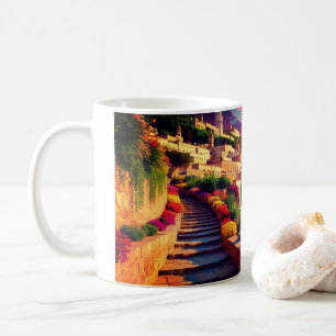 Architectural Elegance in the Glow of Sunset Coffee Mug