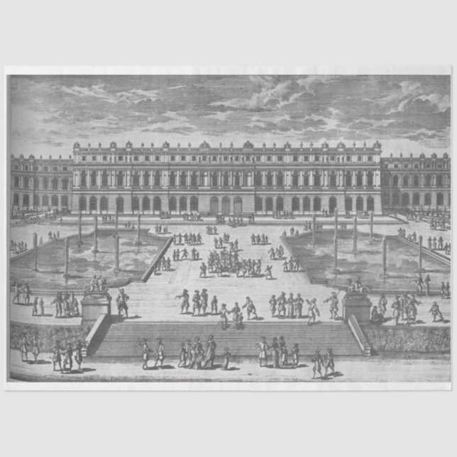 Architectural estate decoupage tissue paper (Front)