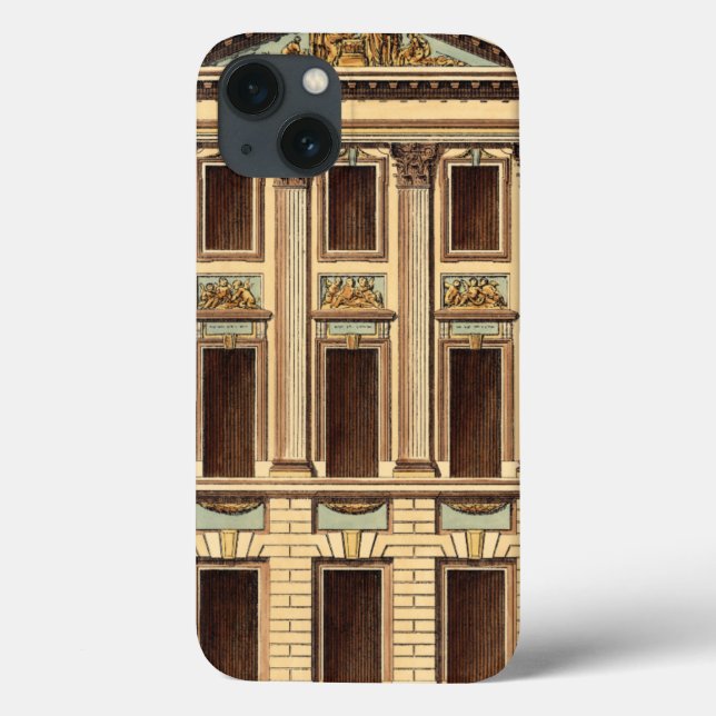 Architectural Facade by Jean Deneufforge Case-Mate iPhone Case (Back)