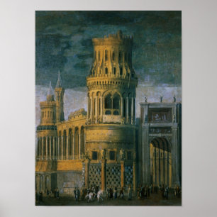 Architectural fantasy poster