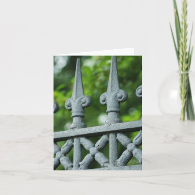 Architectural Fence photo notecards (Front)
