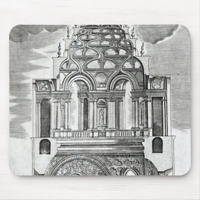 Architectural Illustration Mouse Pad (Front)