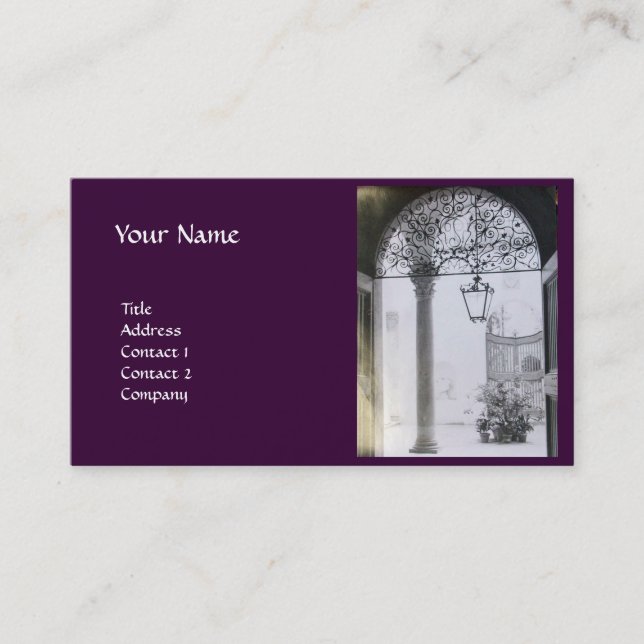 ARCHITECTURAL INTERIOR BUSINESS CARD (Front)
