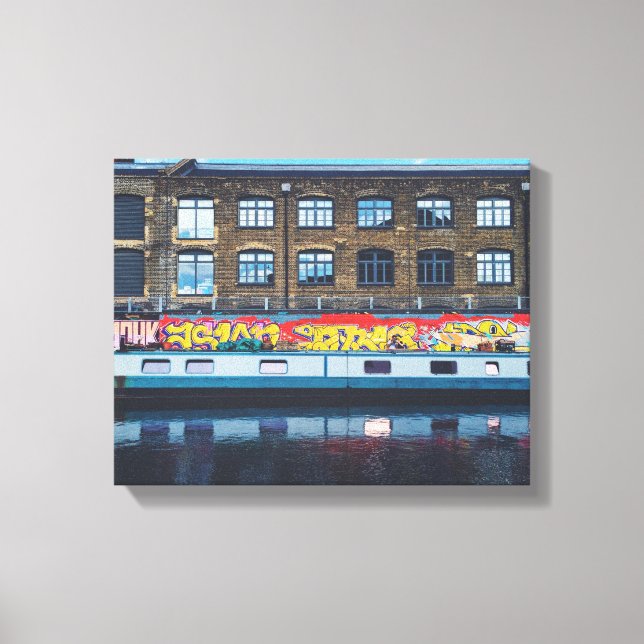 architectural photography of brown building canvas print (Front)