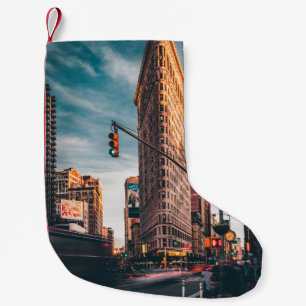 ARCHITECTURAL PHOTOGRAPHY OF BROWN BUILDING SMALL CHRISTMAS STOCKING
