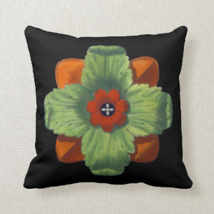 Architectural Rosette No. 4 - Pillow
