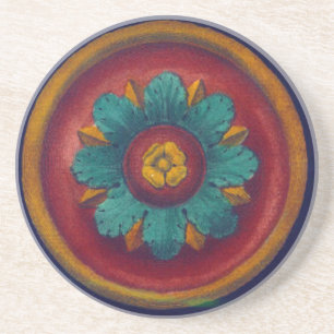 Architectural Rosette No. 5 Coaster