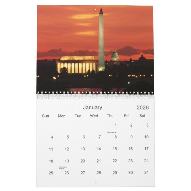 Architectural sights of the world calendar 2010 (Jan 2026)