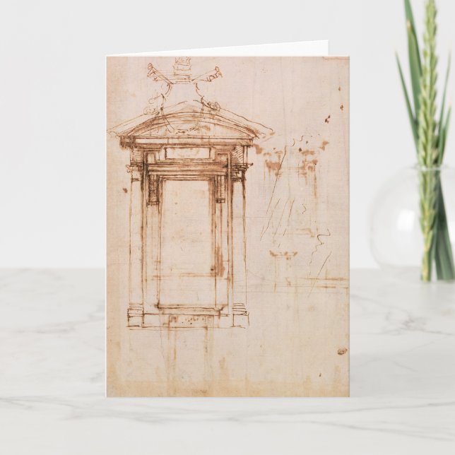 Architectural study card (Front)